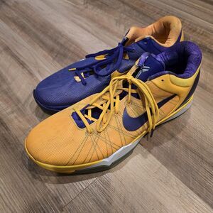 Nike Zoom Kobe 7 Mens size 18 Yin and Yang purple yellow rare sneakers